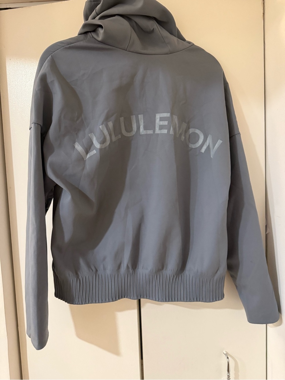 Lululemon Womens Light Slate Gray Zip Hoodie Jacket